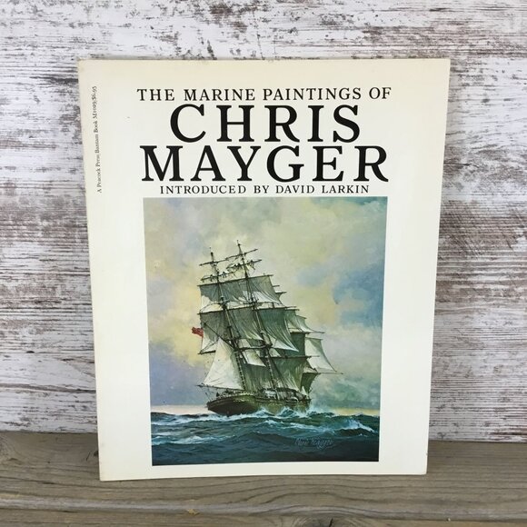The Marine Paintings Of Chris Mayger Softcover Book Introduced by David Larkin - Picture 1 of 5